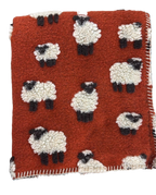 Plaid in Lana Cotta Made in Italy 150 X170 cm