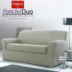 Copridivano Gabel Poncho Duo Reversibile - Tessuto Elasticizzato - Per Divani da 110 a 260 cm - Made in Italy