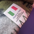 Plaid in Lana Cotta Paradiso Pecorelle 150x170 cm - Made in Italy