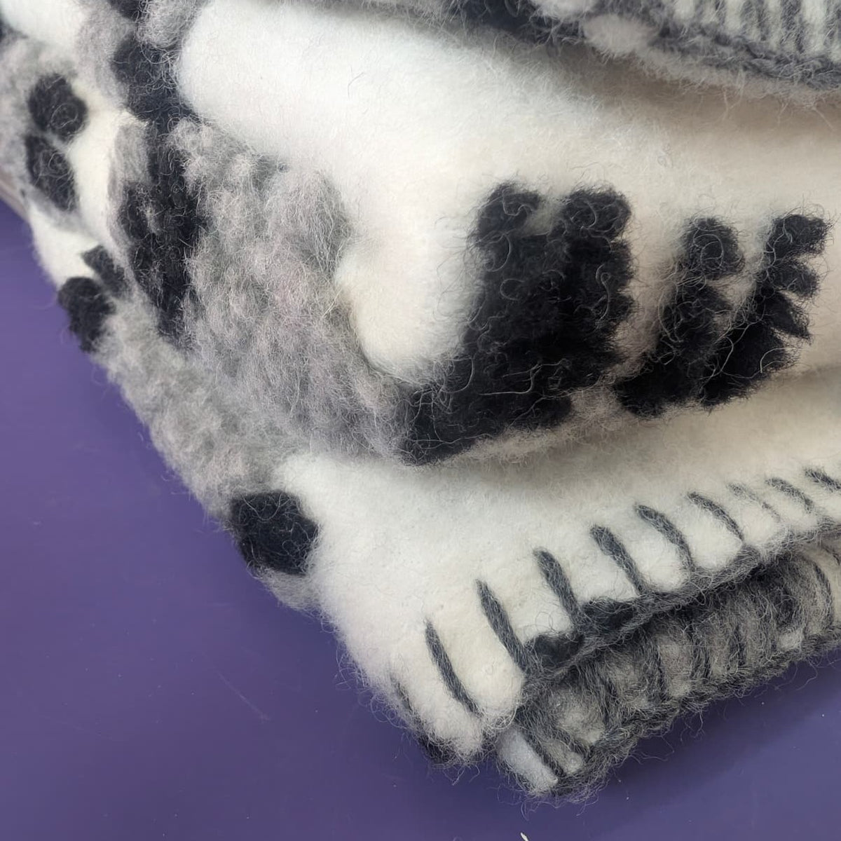 Plaid in Lana Cotta Paradiso Pecorelle 150x170 cm - Made in Italy