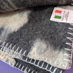 Plaid in Lana Cotta Paradiso Pecorelle 150x170 cm - Made in Italy