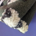 Plaid in Lana Cotta Paradiso Pecorelle 150x170 cm - Made in Italy