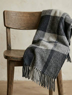 PLAID Lavaredo in 100% Lana Vergine con Frange - 130x170 cm - Marzotto Home