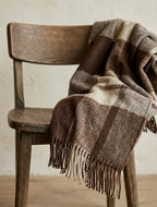 PLAID Lavaredo in 100% Lana Vergine con Frange - 130x170 cm - Marzotto Home