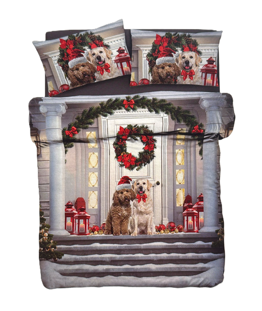 Porticate - Parure Copripiumino Digital - Tessitura Zambaiti