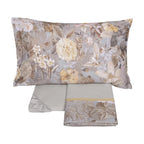 Completo Lenzuola Fazzini Protea - Raso di Puro Cotone 300 TC Matrimoniale