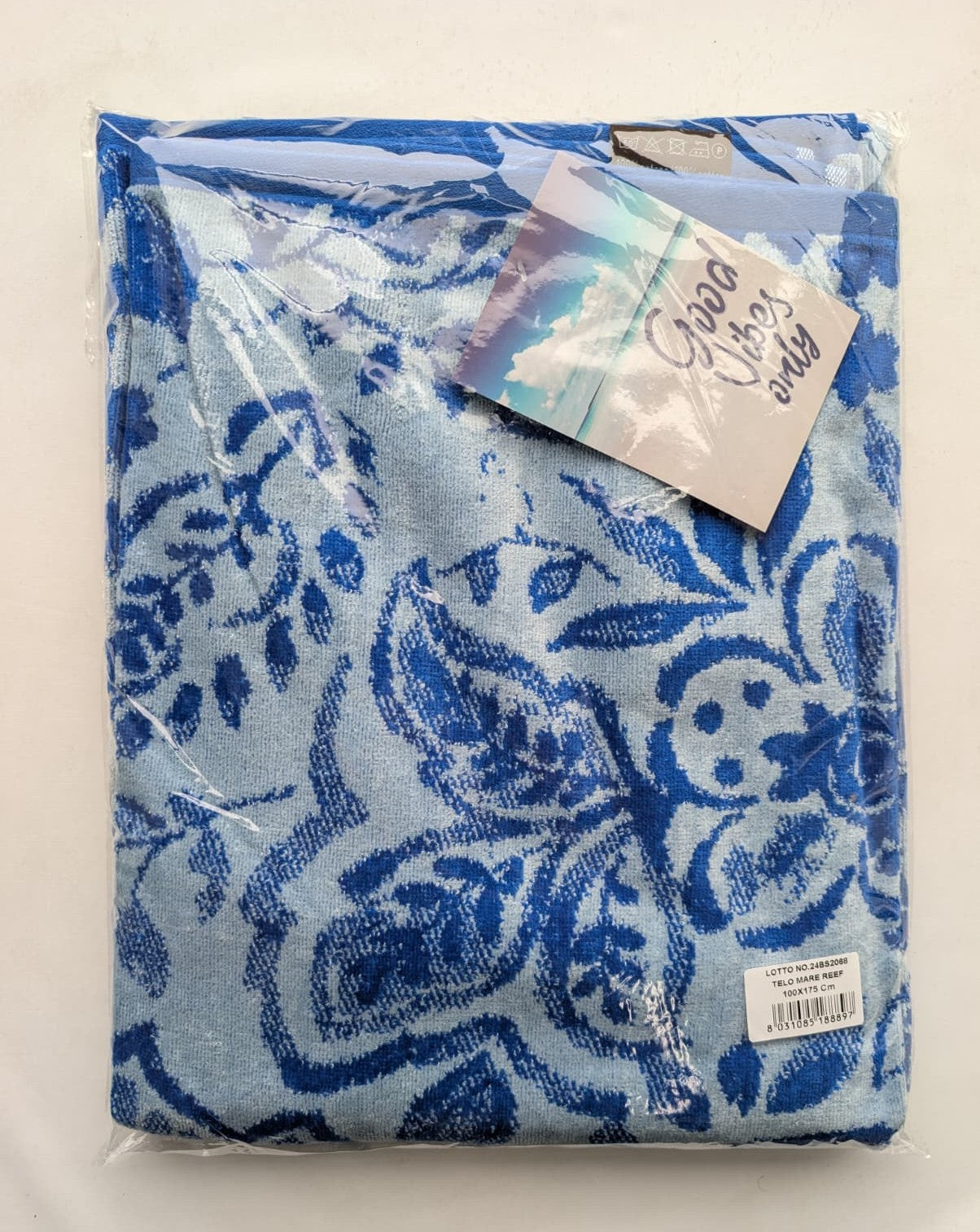 Telo Mare EasyHome 100x175 cm - Modelli Yachting e Reef - 100% Cotone