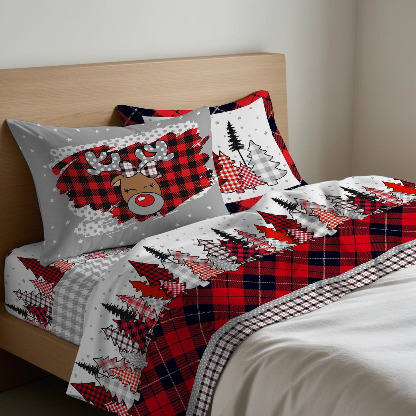 Completo Lenzuola Matrimoniale Quadrifoglio