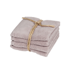 Set 4 Lavette Fazzini "Coccola" - Microcotone Zero Twist 550 gr/mq - 30x30 cm