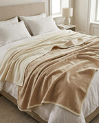 Coperta LANEROSSI "Rebecca DF"in 100% Lana Vergine Matrimoniale - 220x250 cm