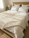 EasyHome Copriletto Matrimoniale "Rousse" - 260x260 cm in 100% Puro Cotone