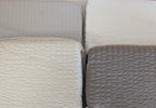 Seersucker - Parure Copripiumino – 100% Cotone, Tinta Unita, Fresco e Senza Stiro - Daunex