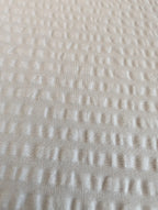 Seersucker - Parure Copripiumino – 100% Cotone, Tinta Unita, Fresco e Senza Stiro - Daunex