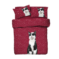 SnowCat- Parure Copripiumino Digital - Tessitura Zambaiti