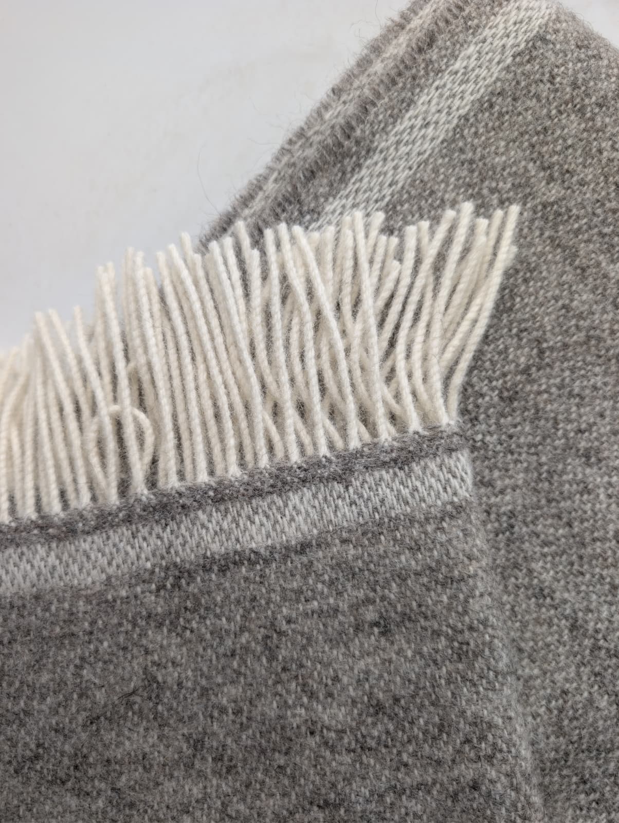 Plaid SOLID NAT in 100% Lana Vergine - 130x170 cm -  Marzotto Home 1836