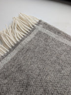 Plaid SOLID NAT in 100% Lana Vergine - 130x170 cm -  Marzotto Home 1836
