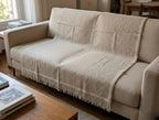 Plaid SOLID NAT in 100% Lana Vergine - 130x170 cm -  Marzotto Home 1836