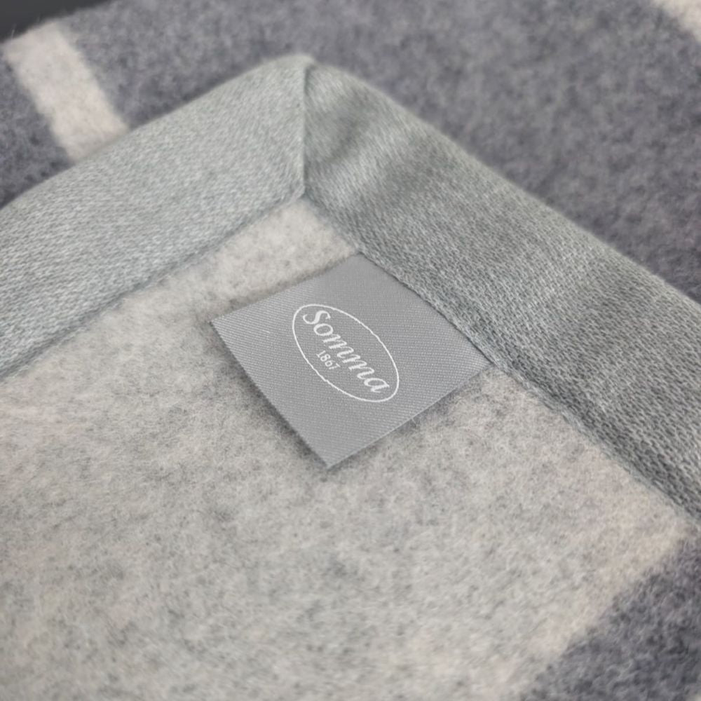 Coperta Matrimoniale Somma Bolton in Pura Lana Lambswool Merino 335 gr/mq