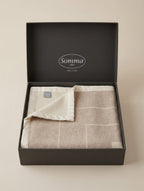 Coperta "Swan" in Lambswool di Merino Australiano - 230x250 cm - SOMMA