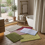 Tappeto Bagno Fazzini "Up and Down" - 100% Cotone Reversibile