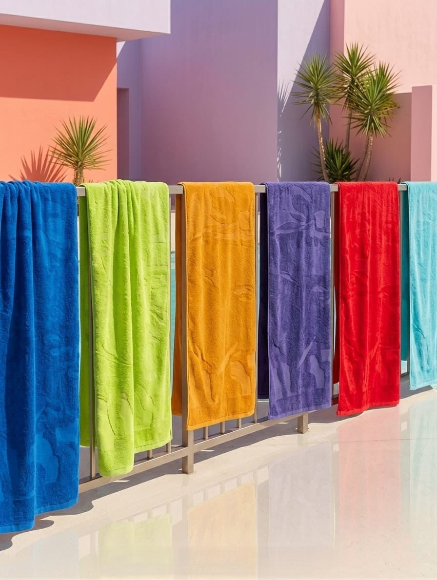 Telo Mare EasyHome "Leftover United" - 100% Cotone - 90x165 cm