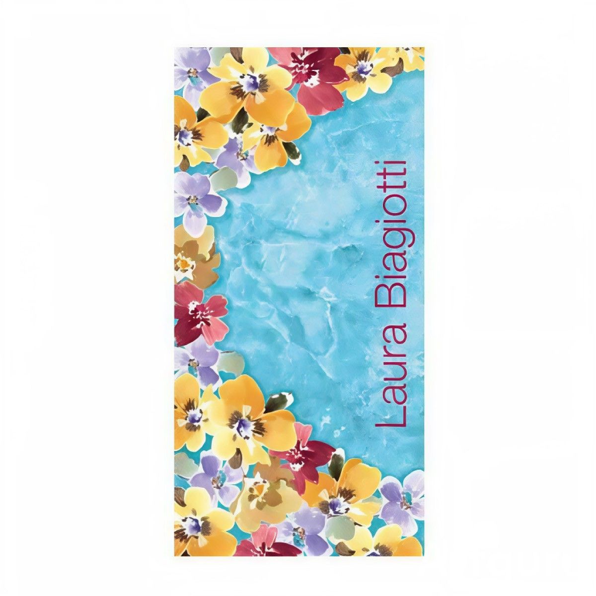 Telo Mare Travel Laura Biagiotti - Microfibra Salvaspazio - 80x160 cm