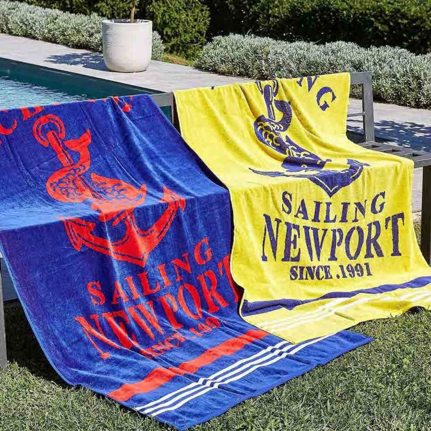 Telo Mare EasyHome 100x175 cm - Modelli Yachting e Reef - 100% Cotone