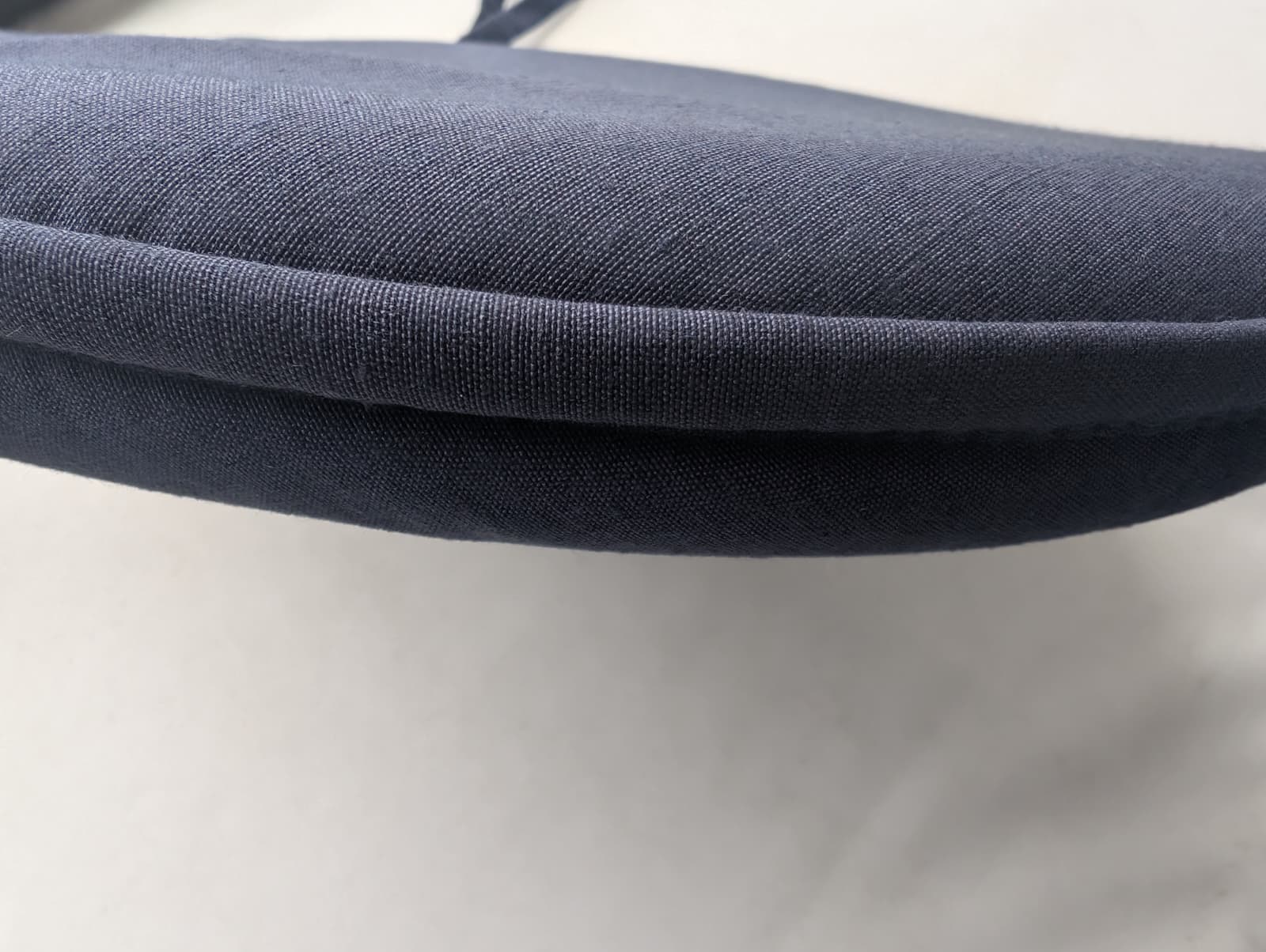 Coppia Cuscini Sedia Rotondi Terry - Bordati con Laccetti (2 Pezzi)