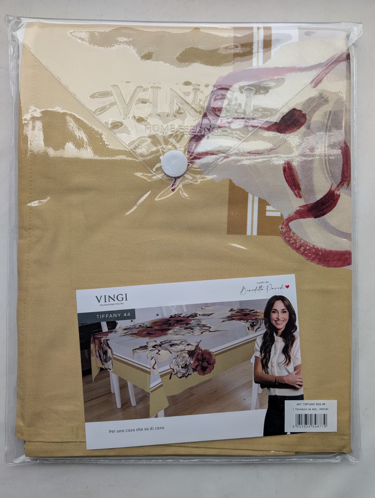 Tovaglia Vingi "Scelto da Benedetta Parodi" - Modello Tiffany 44 - Stampa Digitale Artistica