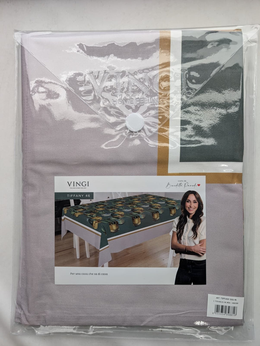 Tovaglia Vingi "Scelto da Benedetta Parodi" - Modello Tiffany 46 - Cactus e Succulente