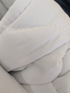 Topper Materasso Easy Home Dolce Notte - Correttore in Fibra Cava Siliconata Igenico e Traspirante