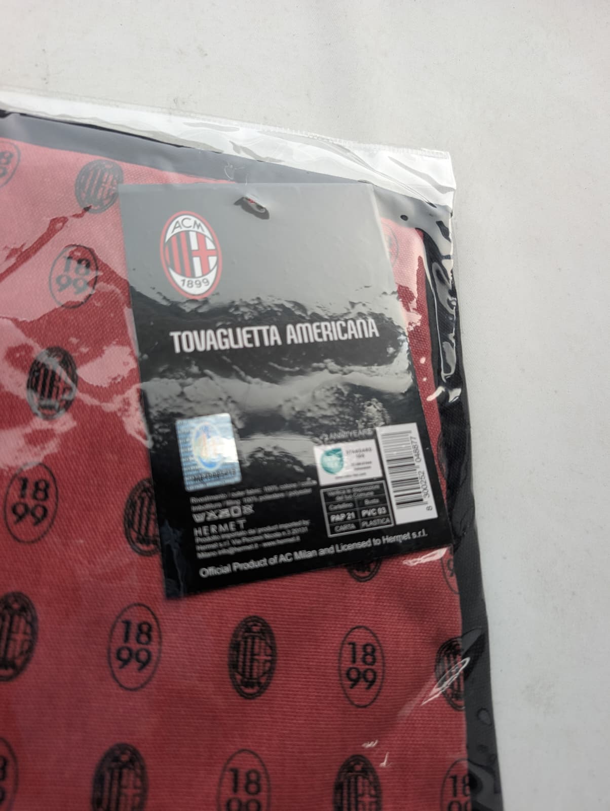 Tovaglietta Americana AC Milan Official Product