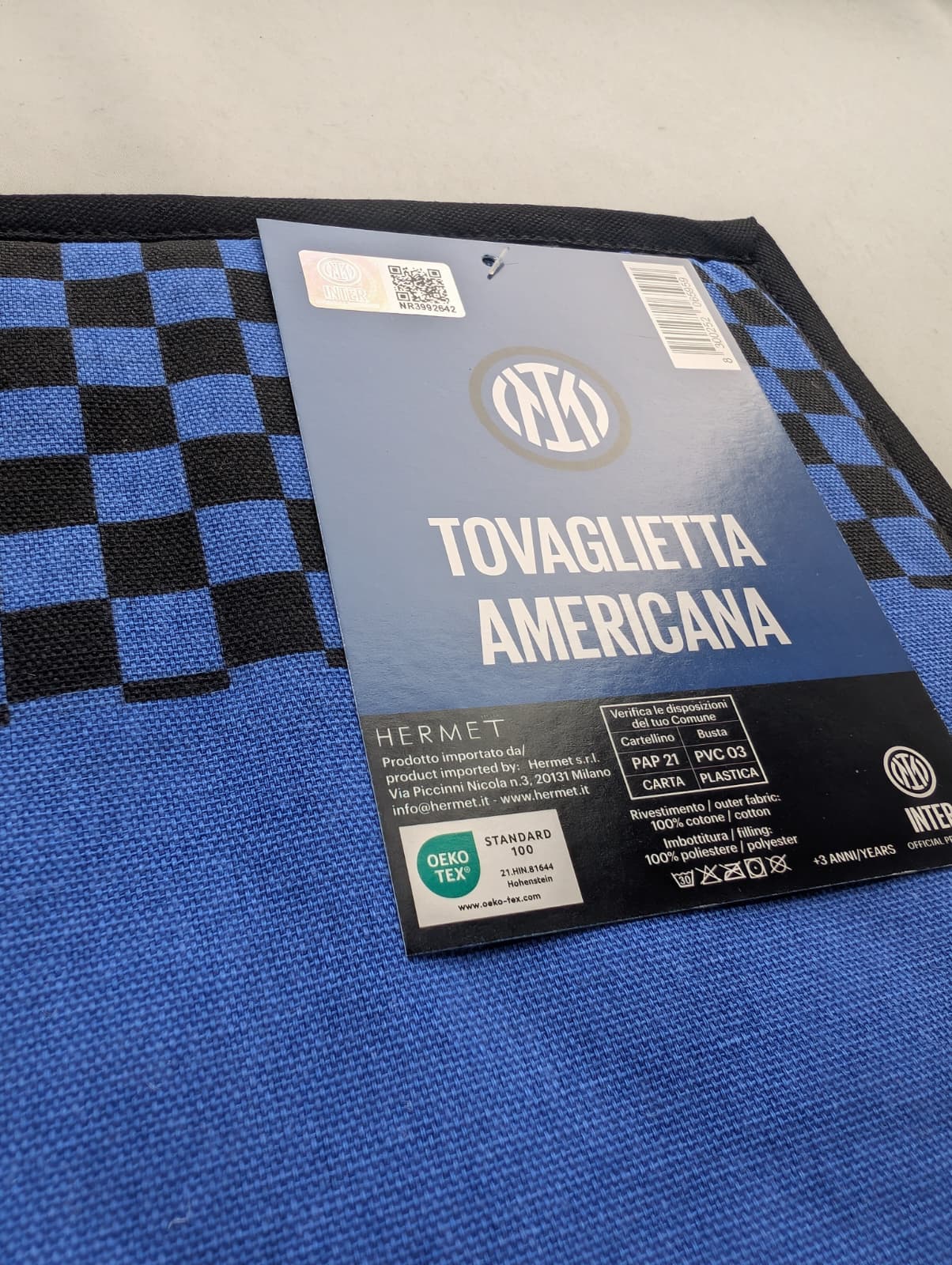 Tovaglietta Americana Inter Official Product