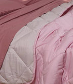 Indicolor - Trapunta Double Face in Microfibra- Biancaluna