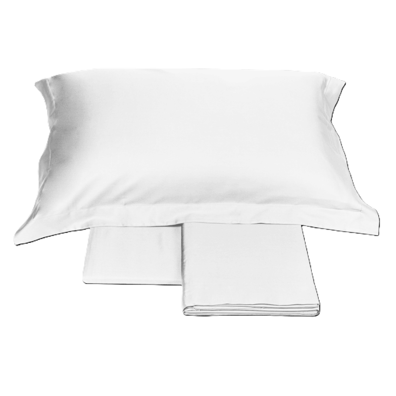 Trecento – Completo Lenzuola Matrimoniale in Raso di Cotone 300TC - Fazzini