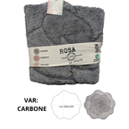 Tappeto Bagno Sagomato Home Philosophy "Rosa" - 100x105 cm - Antiscivolo Geko Grip