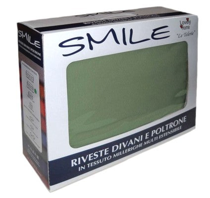 Copripoltrona e Copridivano Smile – Elasticizzato, Colorato, Made in Italy