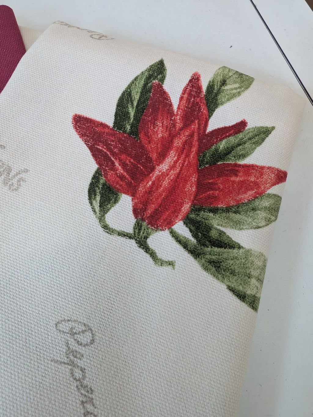 Tovaglia Rettangolare Vingi Armonia Dis. Peperoncino - Con Tovaglioli
