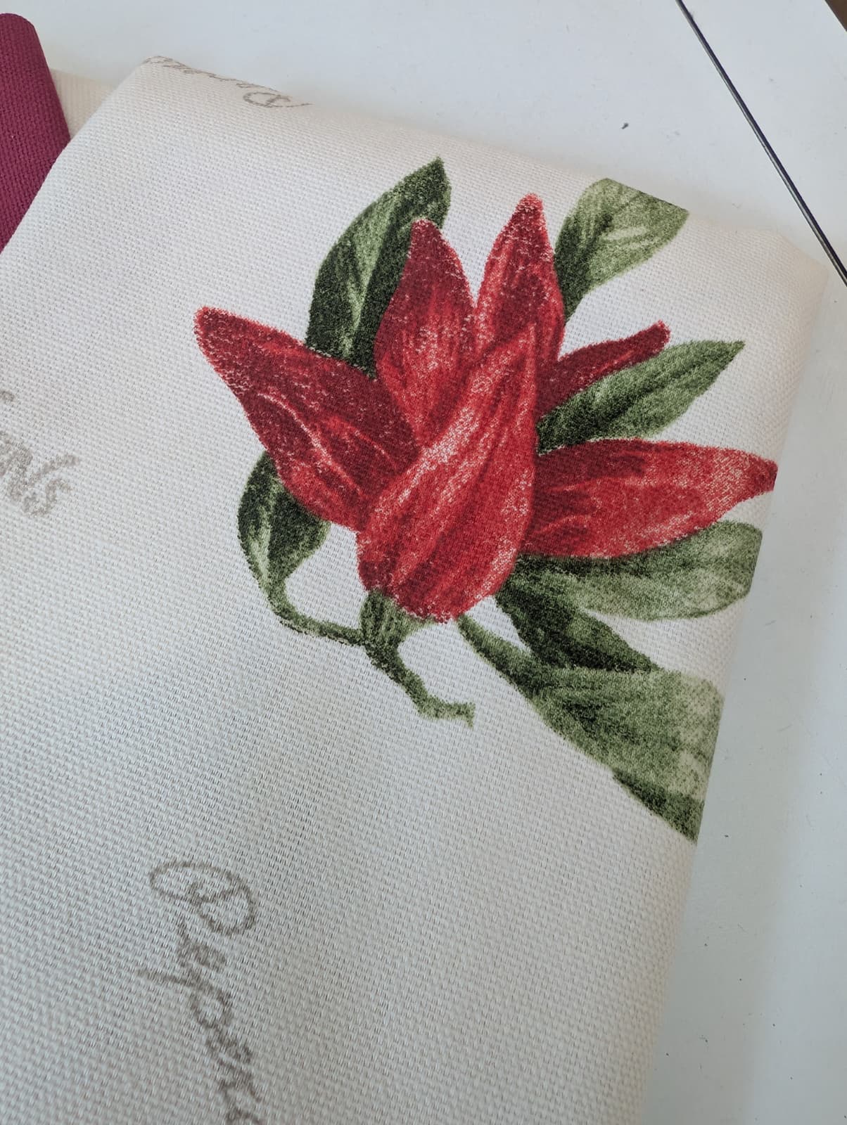Tovaglia Rettangolare Vingi Armonia Dis. Peperoncino - Con Tovaglioli