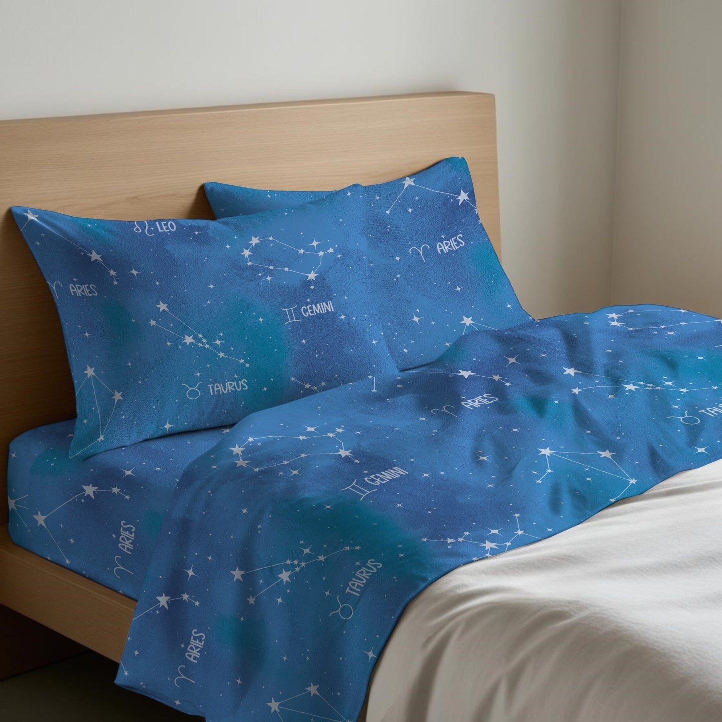 Completo Lenzuola Piazza e mezza Quadrifoglio