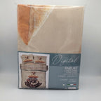 Parure Copripiumino Matrimoniale Tessitura Zambaiti Digital 5399 in Cotone