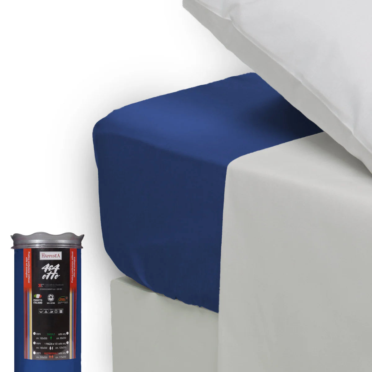Lenzuolo Sotto - Tinta Unita - Happidea