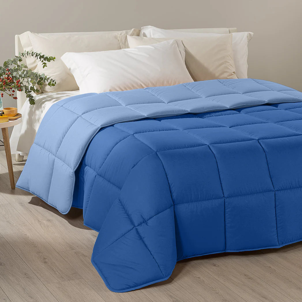 Trapunta In Cotone Bicolor Caleffi