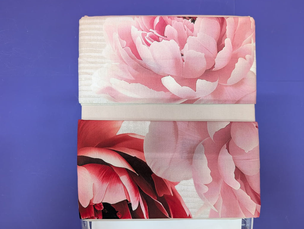 Parure Copripiumino Matrimoniale COGAL Flower Power 2671 - 100% Cotone