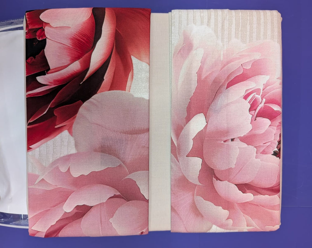 Parure Copripiumino Matrimoniale COGAL Flower Power 2671 - 100% Cotone