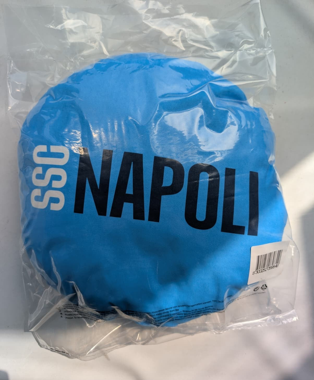Cuscino Arredo SSC Napoli Official Product - Sagomato Rotondo