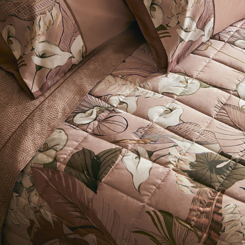 Quilt Trapuntino Matrimoniale Fazzini Calle 270x270 cm - Percalle di Cotone