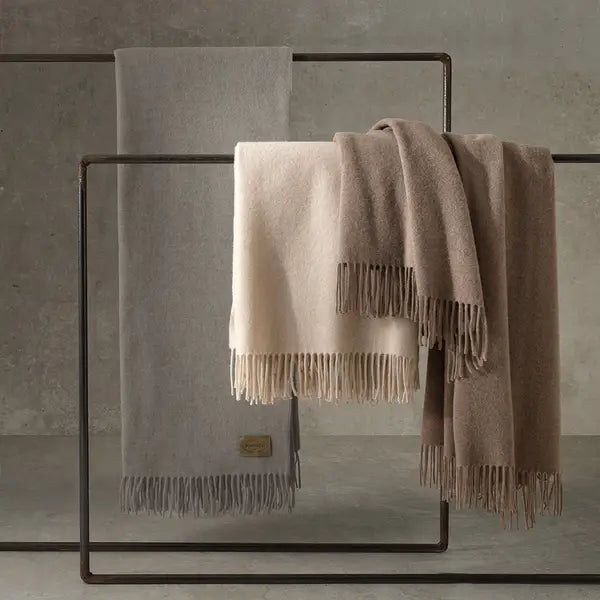 Plaid "Charme" in 100% lana  130x180 - SOMMA