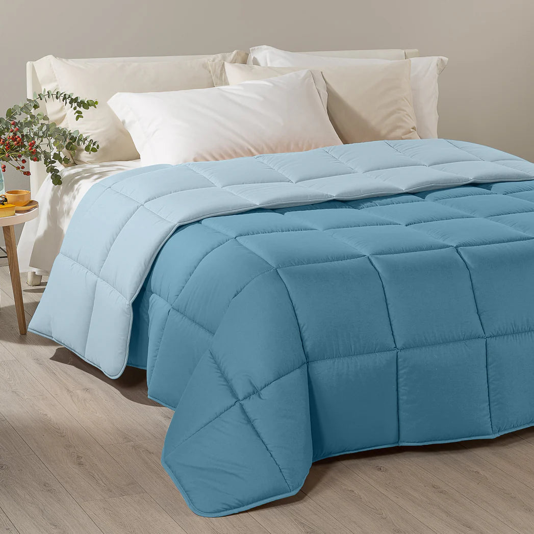Trapunta In Cotone Bicolor Caleffi