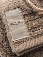 Coppia Asciugamani 1+1 Fazzini "Coccola" - Microcotone Zero Twist 550 gr/mq